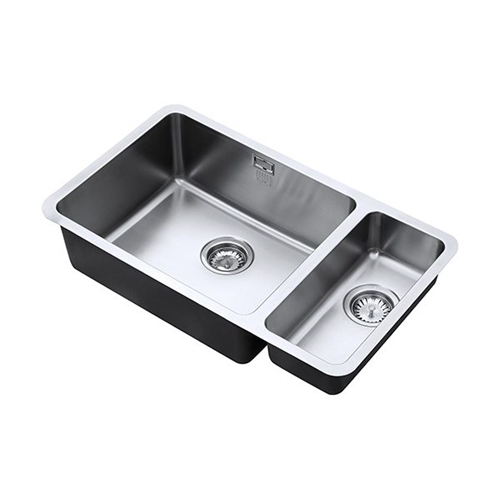Luxso Plus Double Bowl Undermount Kitchen Sink - Large Bowl Left